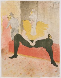 Sitzende weibliche Clown (Mlle Cha-U-Kao)