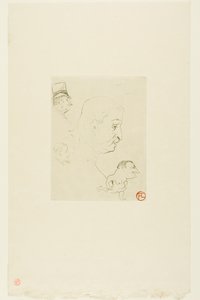 Skizze von Henri de Toulouse-Lautrec