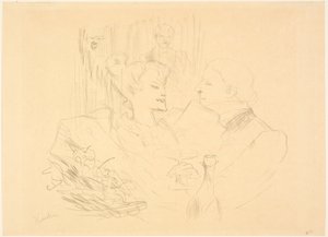 Abendessen in London von Henri de Toulouse-Lautrec