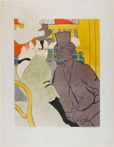 Der Engländer im Moulin Rouge von Henri de Toulouse-Lautrec