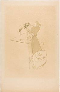Die Modistin, Renée Vert von Henri de Toulouse-Lautrec