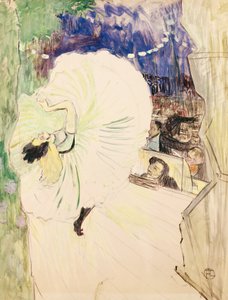 Rad, Tänzerin auf der Bühne, Illustration für "Le Plaisir à Paris"