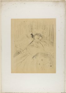 Yvette Guilbert—Chanson Ancienne, aus Yvette Guilbert von Henri de Toulouse-Lautrec