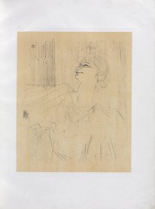 Yvette Guilbert-Englische Serie: Menilmontant von Bruant von Henri de Toulouse-Lautrec