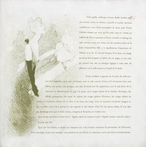 Yvette Guilbert - Französische Serie: Nr. 2 von Henri de Toulouse-Lautrec
