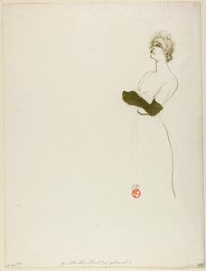 Yvette Guilbert von Henri de Toulouse-Lautrec
