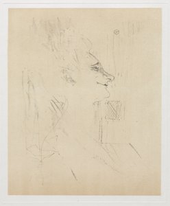 Yvette Guilbert betrunken von Henri de Toulouse-Lautrec