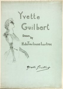 Yvette Guilbert auf der Bühne, aus Yvette Guilbert von Henri de Toulouse-Lautrec