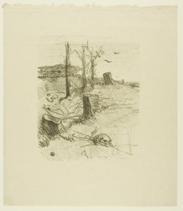 Ein Friedhof in Galizien, aus Au Pied du Sinaï von Henri de Toulouse Lautrec