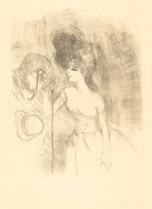 Anna Held und Baldy (Anna Held et Baldy) von Henri de Toulouse Lautrec