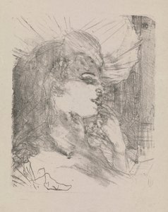 Anna Held, aus Portraits von von Henri de Toulouse Lautrec