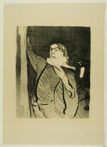 Aristide Bruant, aus Le Café-Concert von Henri de Toulouse Lautrec