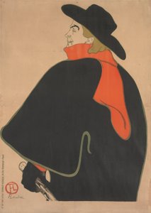 Aristide Bruant, in seinem Kabarett