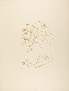 Beim Konzert von Henri de Toulouse Lautrec