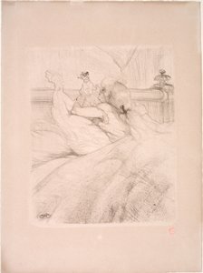 Im Bett von Henri de Toulouse Lautrec
