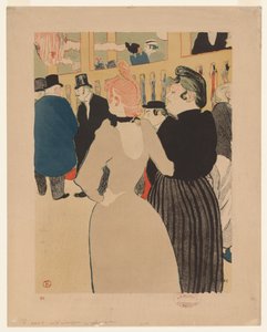 Au Moulin Rouge: Die Vielfraß und ihre Schwester La Goulue et sa sœur von Henri de Toulouse Lautrec