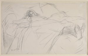 Im Bett, um 1896