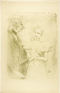 Brandès und Leloir, in Les Cabotins von Henri de Toulouse Lautrec