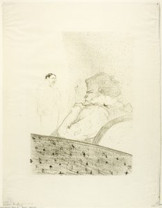 Brandès in ihrer Loge von Henri de Toulouse Lautrec