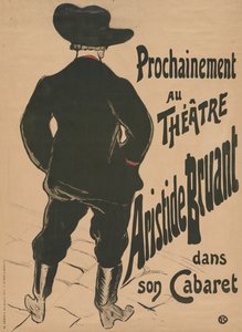 Bruant au Mirliton von Henri de Toulouse Lautrec