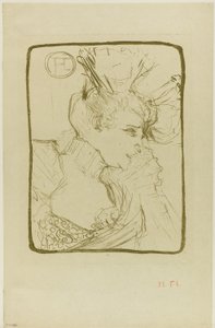 Büste von Mademoiselle Marcelle Lender von Henri de Toulouse Lautrec