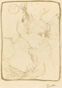 Büste von Mlle. Marcelle Lender von Henri de Toulouse Lautrec