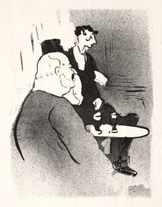 Ducarre bei den Botschaftern von Henri de Toulouse Lautrec