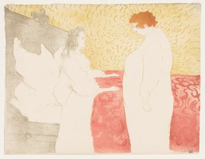 Elles: Frau im Bett, 1896 von Henri de Toulouse Lautrec