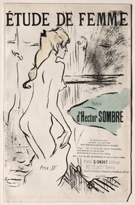 Studie einer Frau von Henri de Toulouse Lautrec