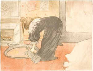 Frau in der Wanne von Henri de Toulouse Lautrec