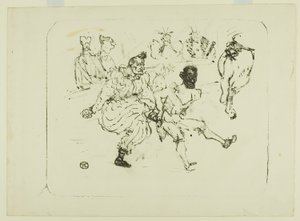 Footit und Chocolat von Henri de Toulouse Lautrec