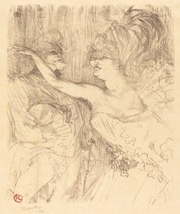 Guy und Mealy in Paris qui marche, 1898 von Henri de Toulouse Lautrec