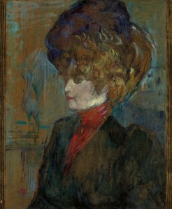 Kopf einer englischen Dame von Henri de Toulouse Lautrec