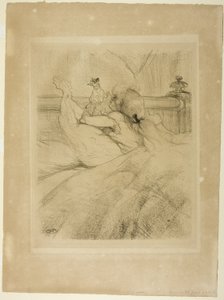 Im Bett von Henri de Toulouse Lautrec