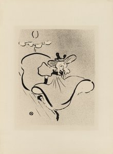 Jane Avril, aus Le Café-Concert von Henri de Toulouse Lautrec
