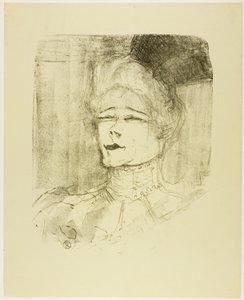 Jeanne Granier, aus Treize Lithographies von Henri de Toulouse Lautrec