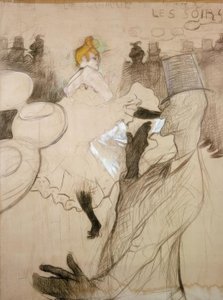 La Goulue und Valentin der Entknotete von Henri de Toulouse Lautrec