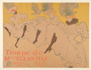 Die Truppe von Mademoiselle Eglantine von Henri de Toulouse Lautrec