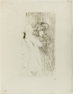 Lender und Auguez in La Chanson de Fortunio von Henri de Toulouse Lautrec