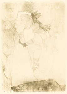 Lender von hinten, der Bolero in Chilperic tanzt von Henri de Toulouse Lautrec