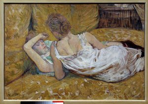 Die zwei Freundinnen von Henri de Toulouse Lautrec