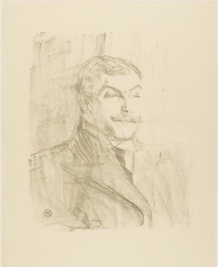 Lucien Guitry, aus Treize Lithographies von Henri de Toulouse Lautrec