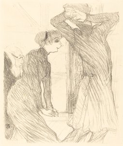 Lugne Poe und Baldy in Au-dessus des forces humaines Lugne Poe et Baldy dans..., 1894 von Henri de Toulouse Lautrec
