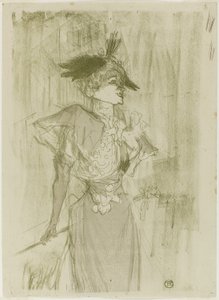 Mademoiselle Marcelle Lender, stehend