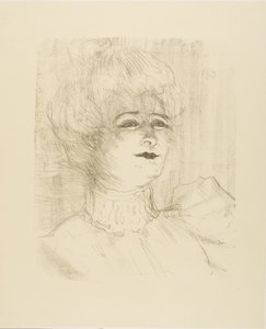 Marie-Louise Marsy, aus Treize Lithographies von Henri de Toulouse Lautrec