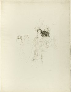 Miss May Belfort an der Bar Achille von Henri de Toulouse Lautrec