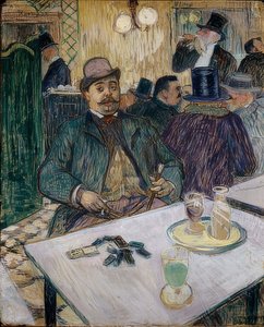 Monsieur Boileau in einem Café. 1893 von Henri de Toulouse Lautrec