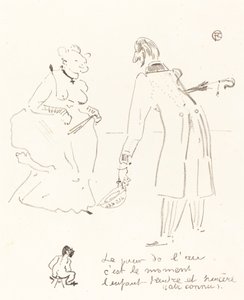 Neujahrsgruß, 1897 von Henri de Toulouse Lautrec