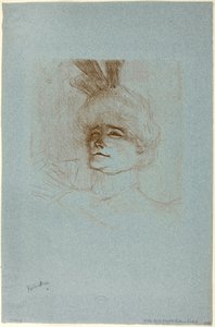 Porträt von Mademoiselle Marcelle Lender, Dreiviertelansicht von Henri de Toulouse Lautrec