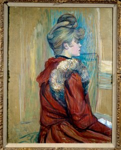 Porträt eines Mädchens mit Pelz (Studie für „Le Moulin de la Galette“)